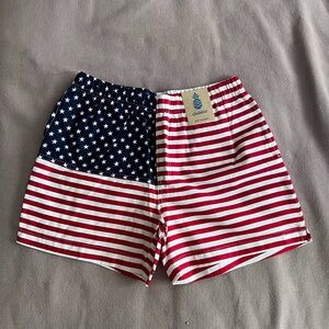 Chubbies Red and White Striped Shorts